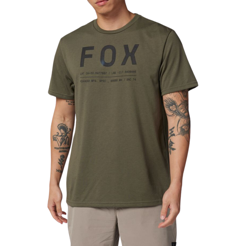 Non Stop SS Tech Tee Olive Green Bild 1
