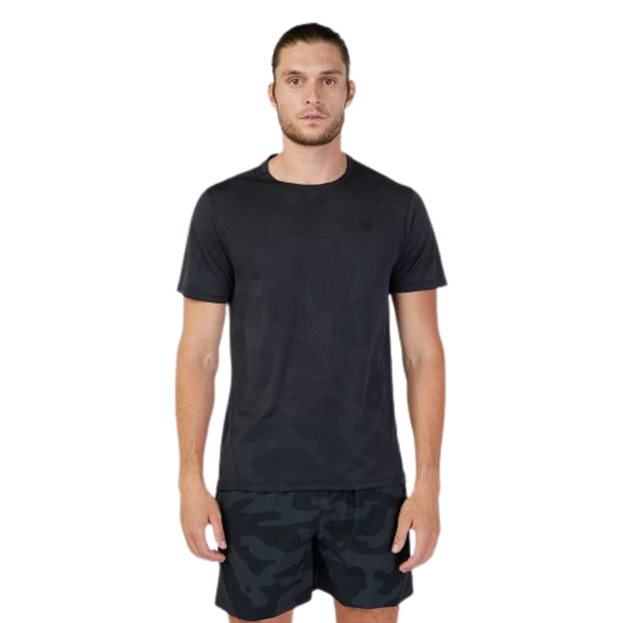 Rep SS Jacquard Top Black Camo Bild 1