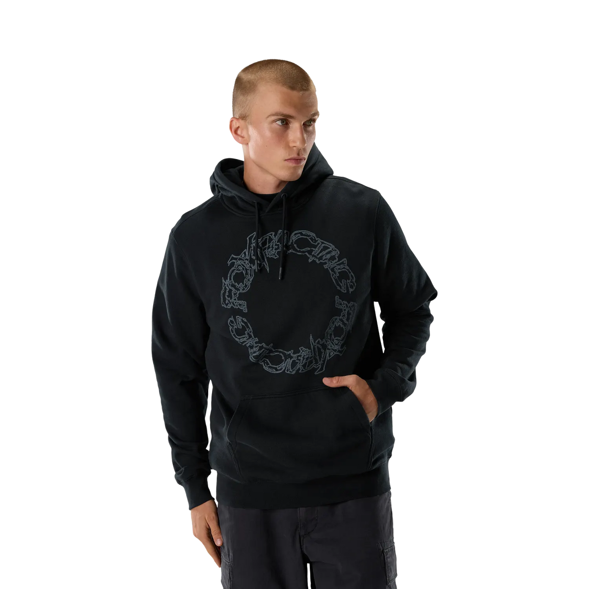 Slowburn Fleece PO Black Bild 3
