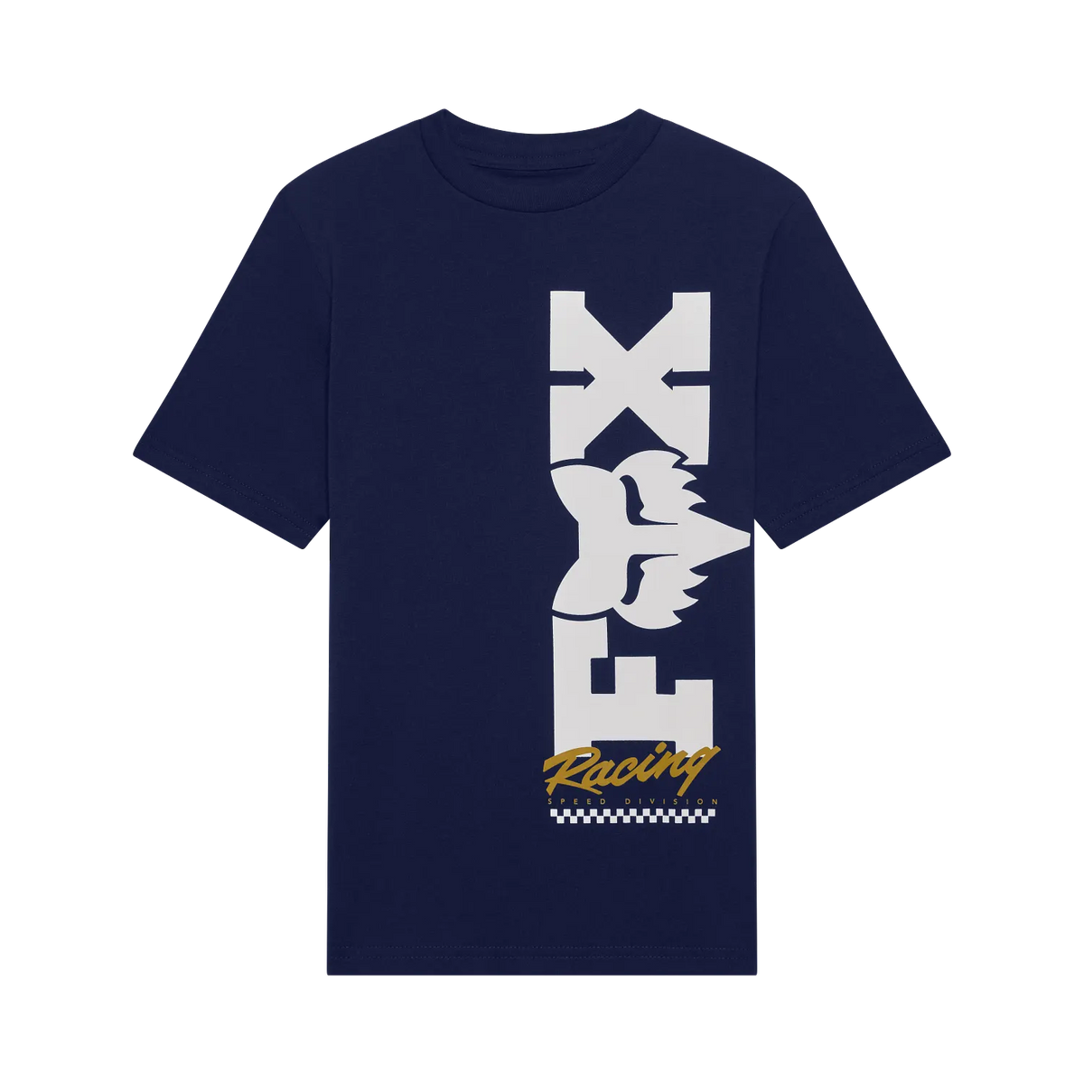 Yth Checker SS Tee Navy Bild 1