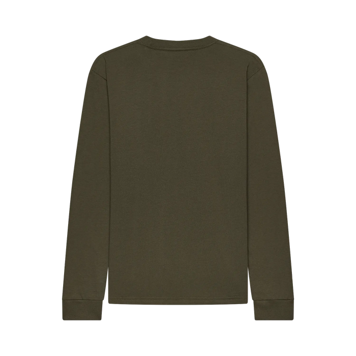 Yth Roughcut LS Tee Dark Green Bild 2