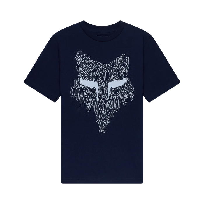 Yth Slowburn SS Tee Navy Bild 1