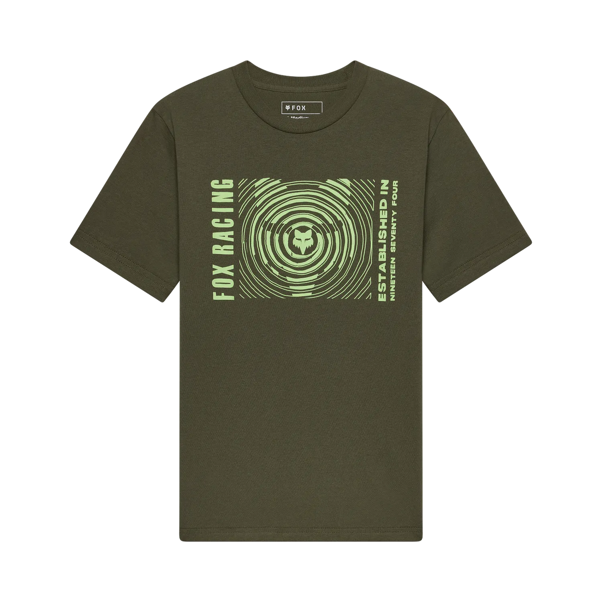 Yth Warped SS Tee Dark Green Bild 1