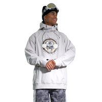 Skyrockeph Skull Shred Hoodie - Phieres - Light Grey - Shred Hoodie