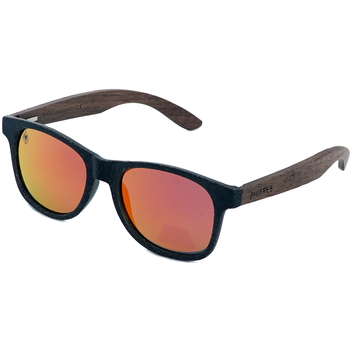 Pheezy-Phieres-Dark Grey / Red Polarized-Sonnenbrille