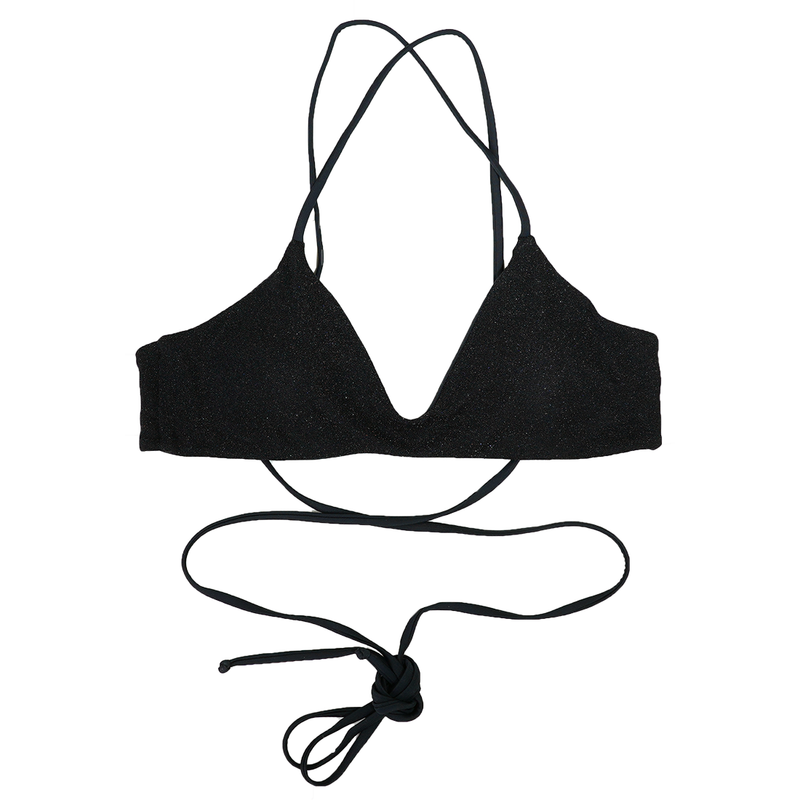 Cecinaph Triangel - Phieres - Shiny Black - Bikini Top