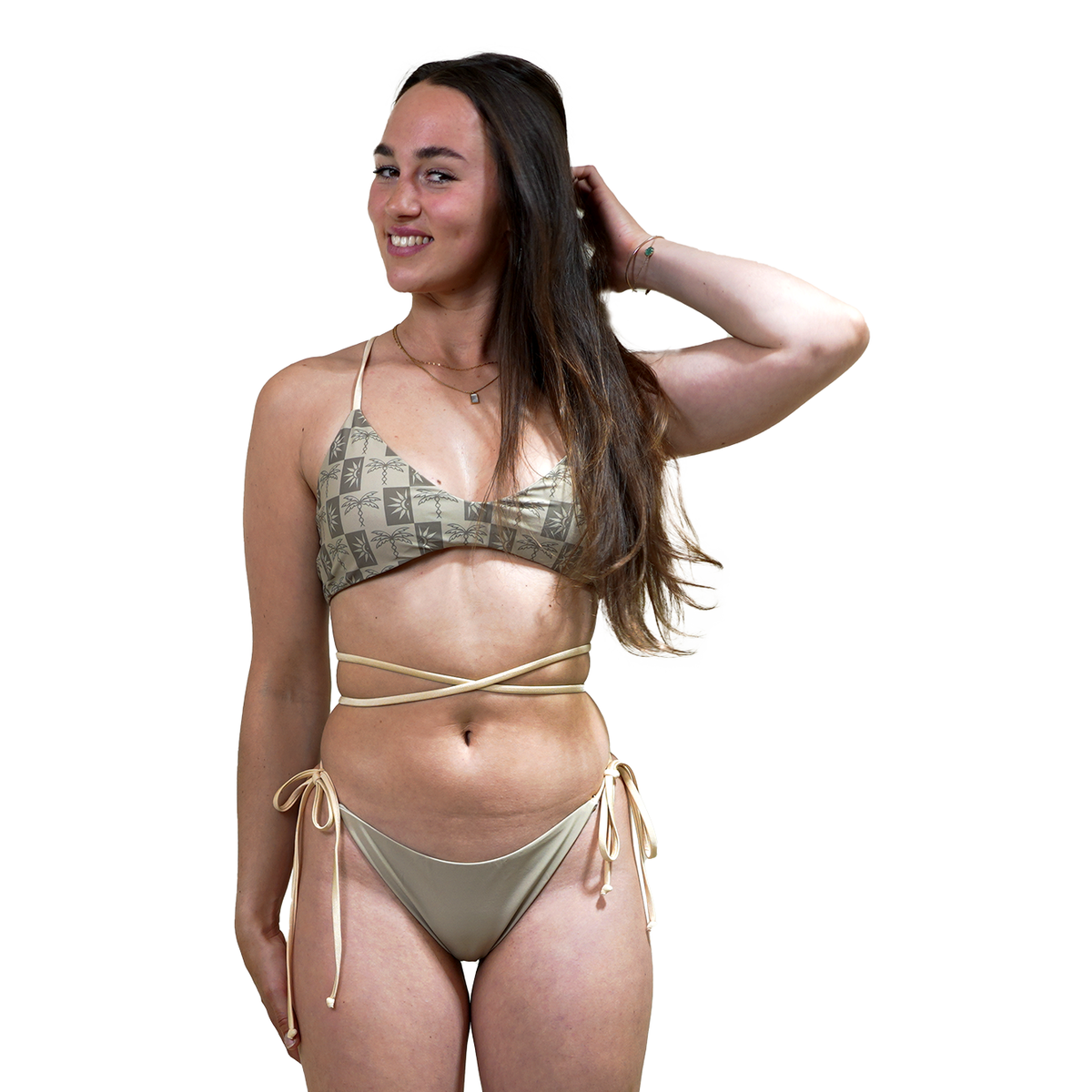 Cecinaph Triangel - Phieres - Pale Olive Gold - Bikini Top