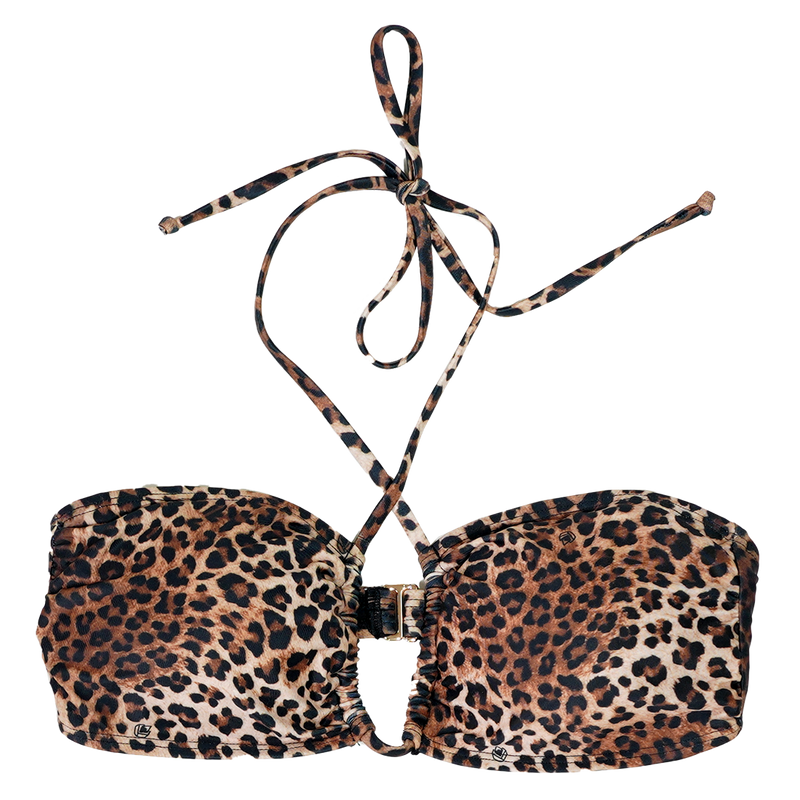 Marinaph - Phieres - Brown Leo - Bikini Top