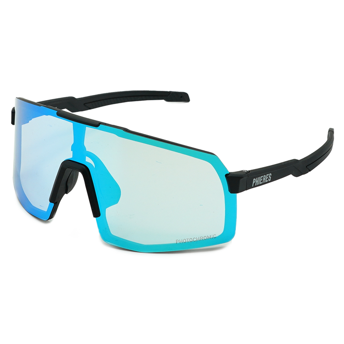 Tawonph Shield - Phieres - Black/Blue Photochromic - Sportbrille