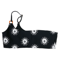 Pescaiaph One Shoulder - Phieres - Black White - Bikini Top
