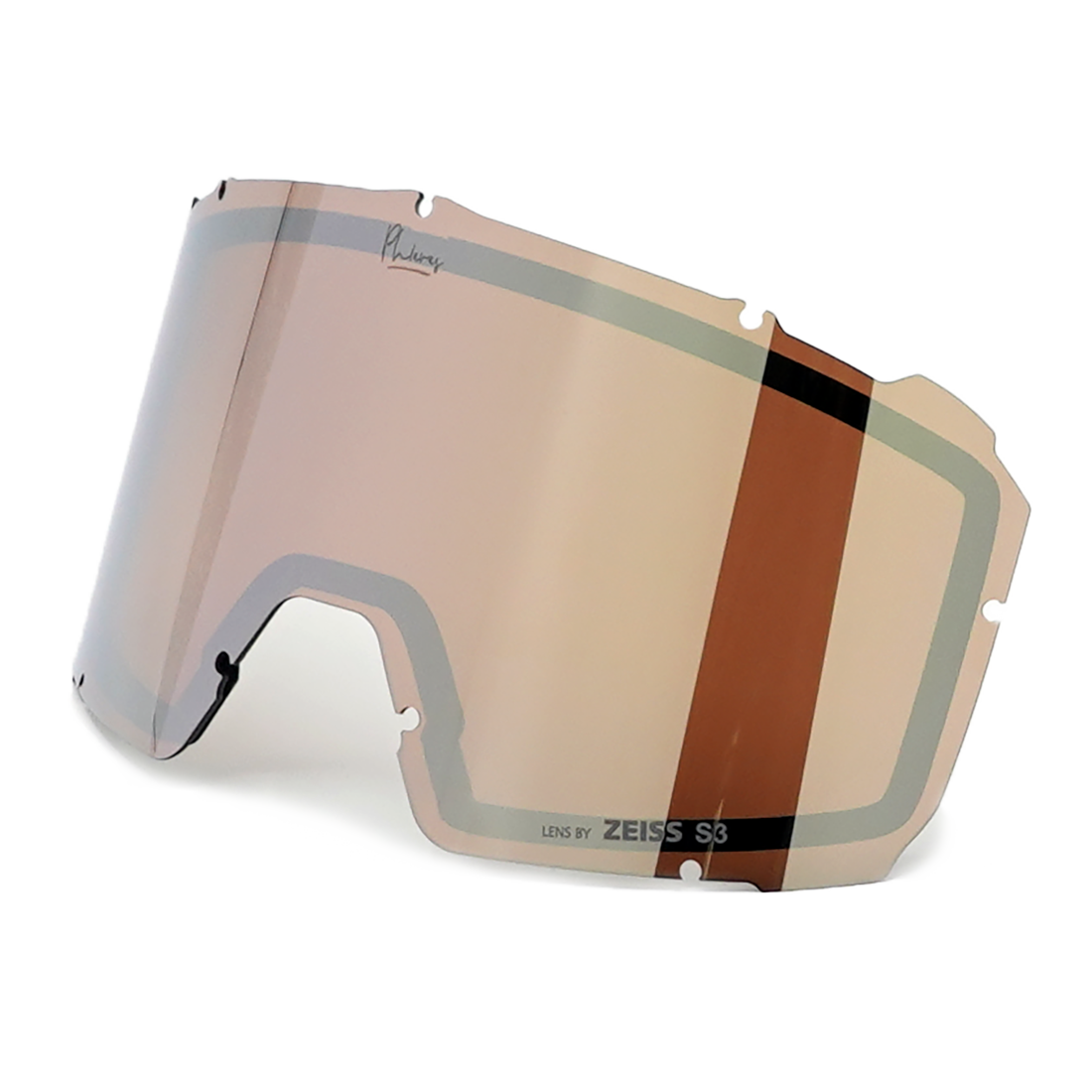 SL PH-10eighty - Phieres - White Sonar S3 - Ersatzscheibe Snowboard Brille