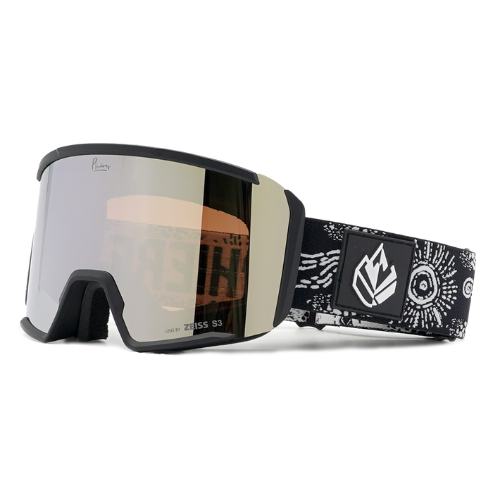 PH-10eighty - Phieres - Black JJ White S3 - Snowboard-Brille