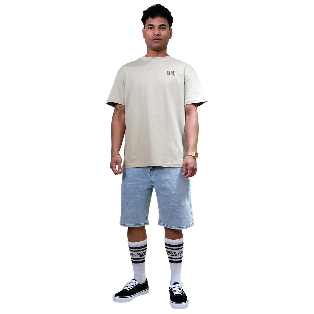 Astaphaiego - Phieres - Light Stone Washed - Short
