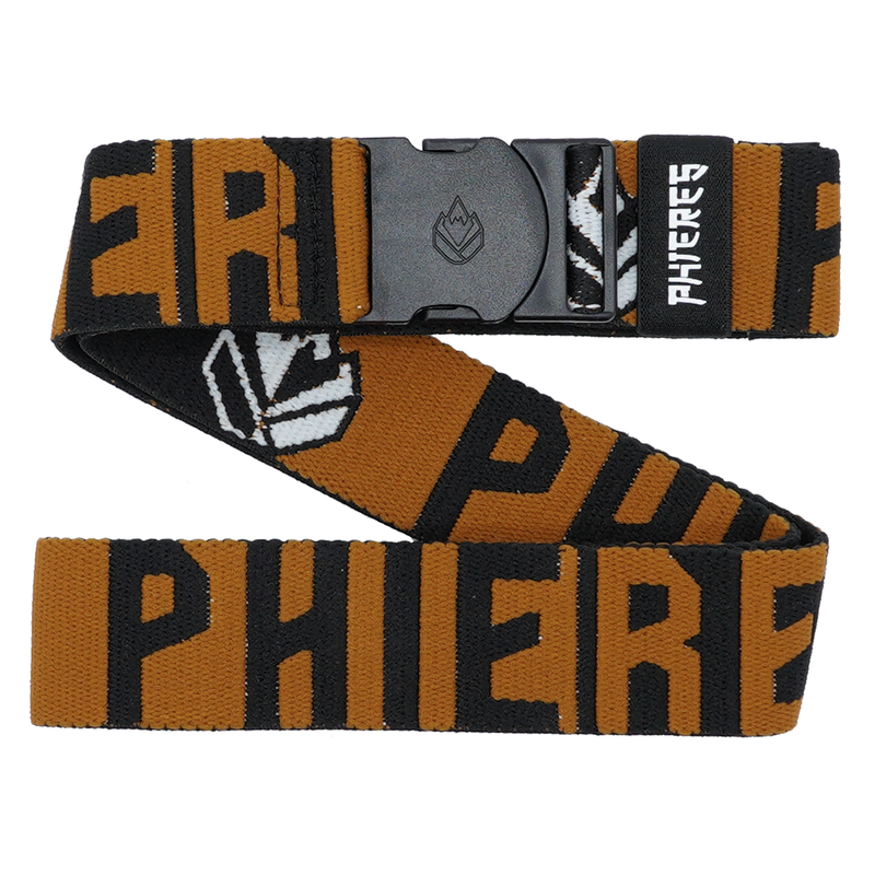 Dadsphelt Elastic - Phieres - Black Brn White - Elastic Gürtel