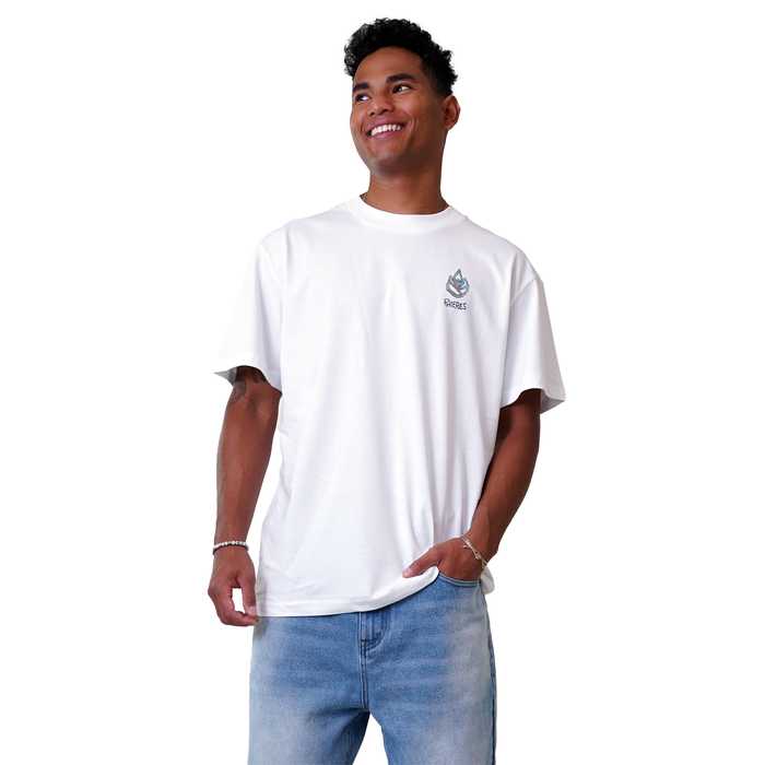 Guzzling 19 Tee - Phieres - Bright White - T-Shirt