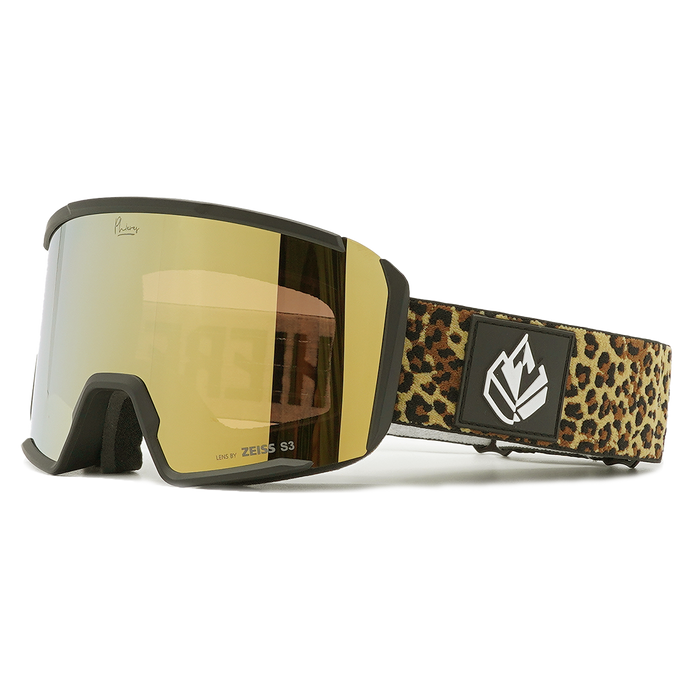 PH-10eighty - Phieres - Black Leo Gold S3 - Snowboard-Brille