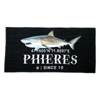 Beach Hiukaranaph - Phieres - Black - Handtuch