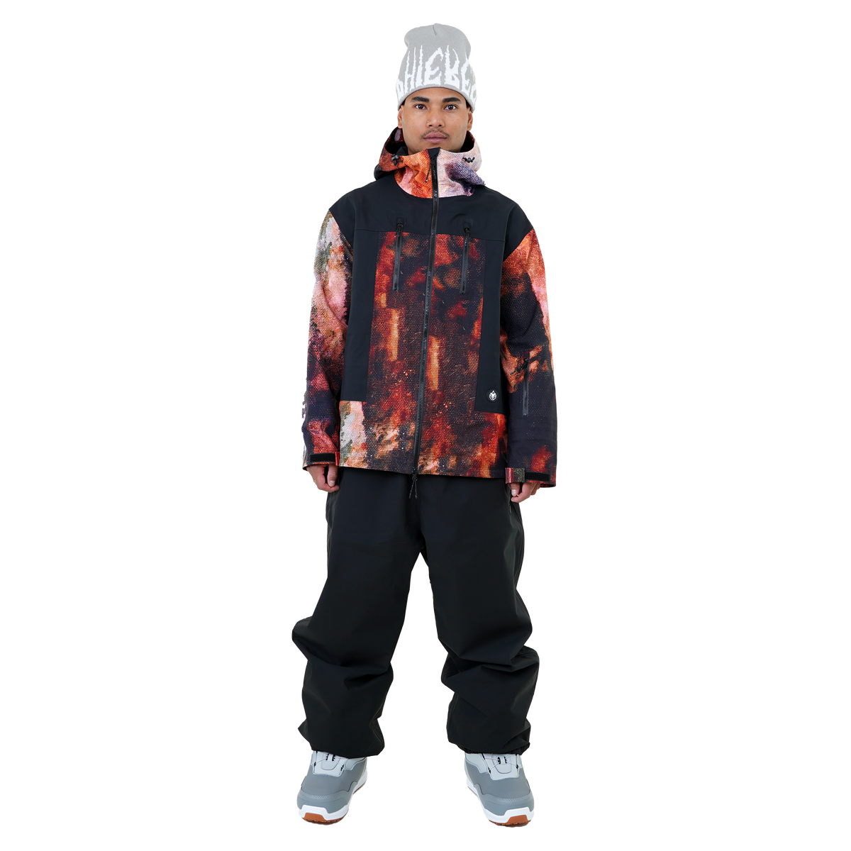 Chaletoph Jkt - Phieres - Black Nature - Snowboard-Jacket