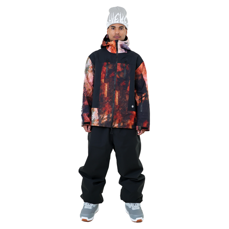 Chaletoph Jkt - Phieres - Black Nature - Snowboard-Jacket