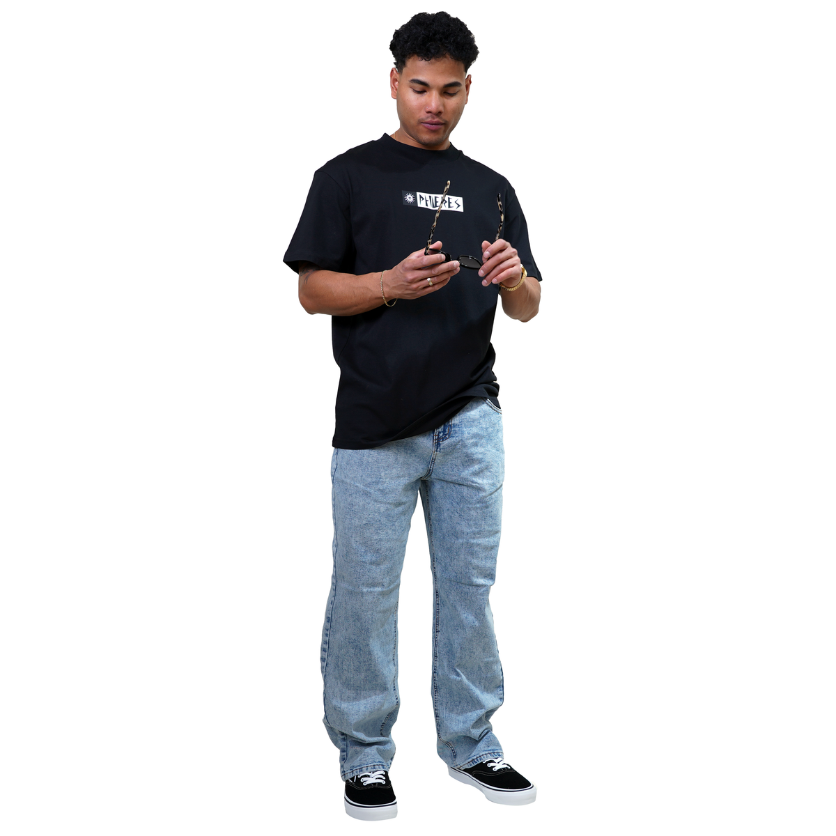 Sadphings - Phieres - Light Stone Washed -  Baggy Fit Jeans