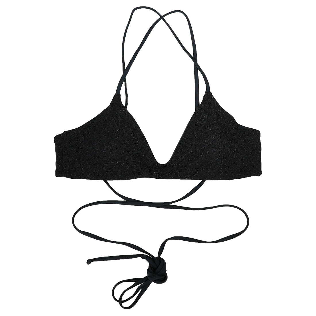 Cecinaph Triangel - Phieres - Shiny Black - Bikini Top