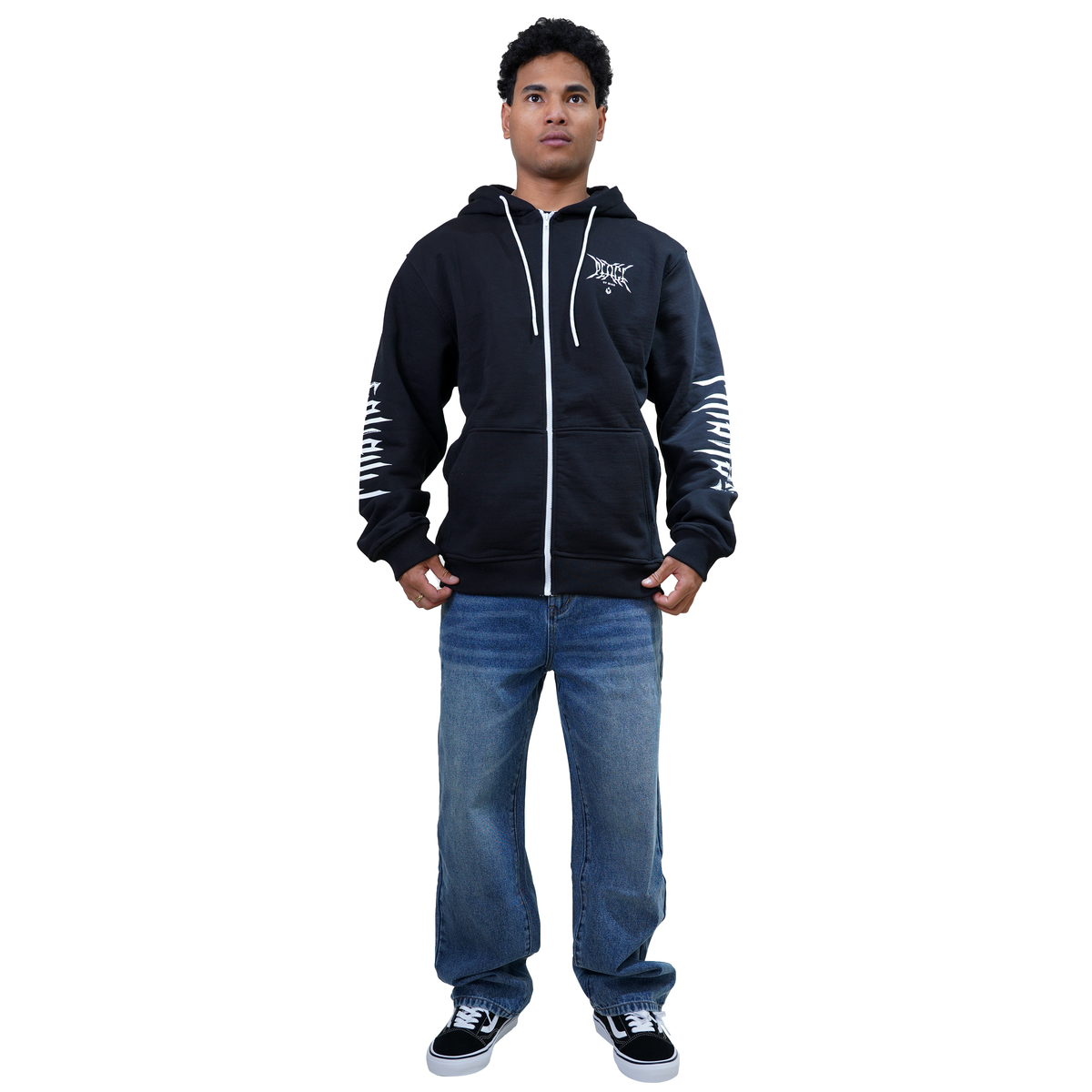 Peacoph - Phieres - Black - Zip Hoodie