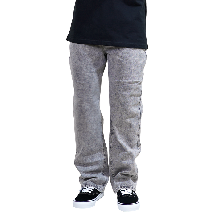 Sadphings - Phieres - Grey Stone Washed - Baggy Fit Jeans