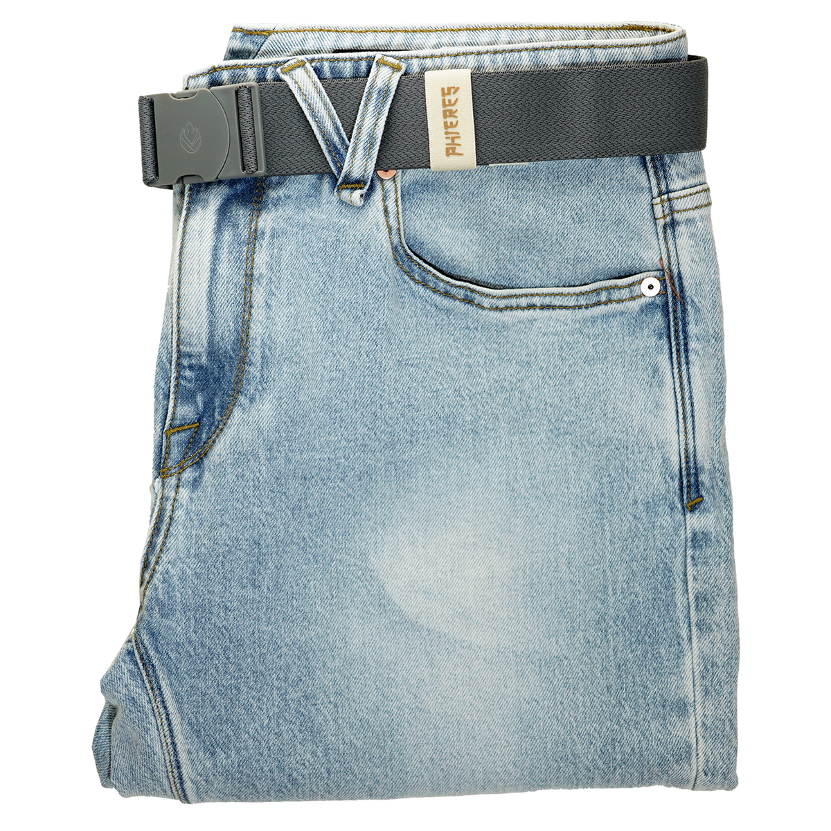 Dadsphelt Elastic - Phieres - Dark Gray - Textilgürtel