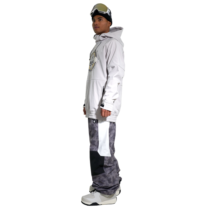 Skyrockeph Skull Shred Hoodie - Phieres - Light Grey - Shred Hoodie