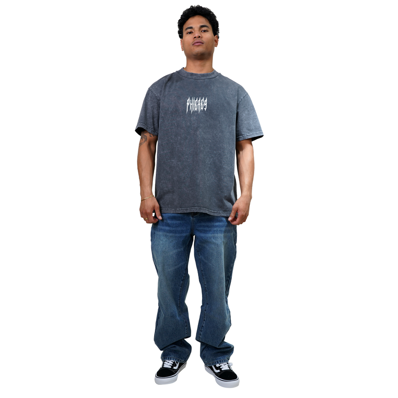 Liphestage - Phieres - Black Washed - T-Shirt