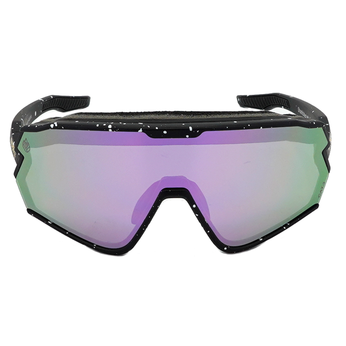 Sharkbiteph Plus - Phieres - Matt Black Splashes/ Gray Lens Full Revo Cherry Pink - Technische Sonnenbrille