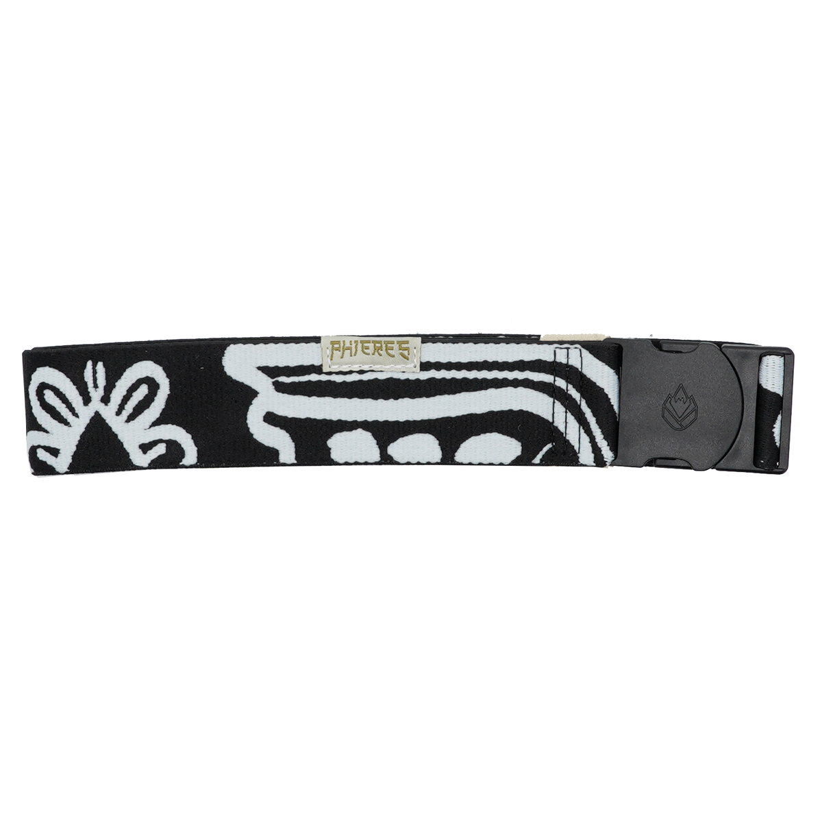 Dadsphelt Elastic - Phieres - BW Bird Pattern - Elastic Gürtel
