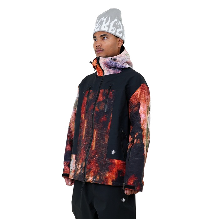 Chaletoph Jkt - Phieres - Black Nature - Snowboard-Jacket