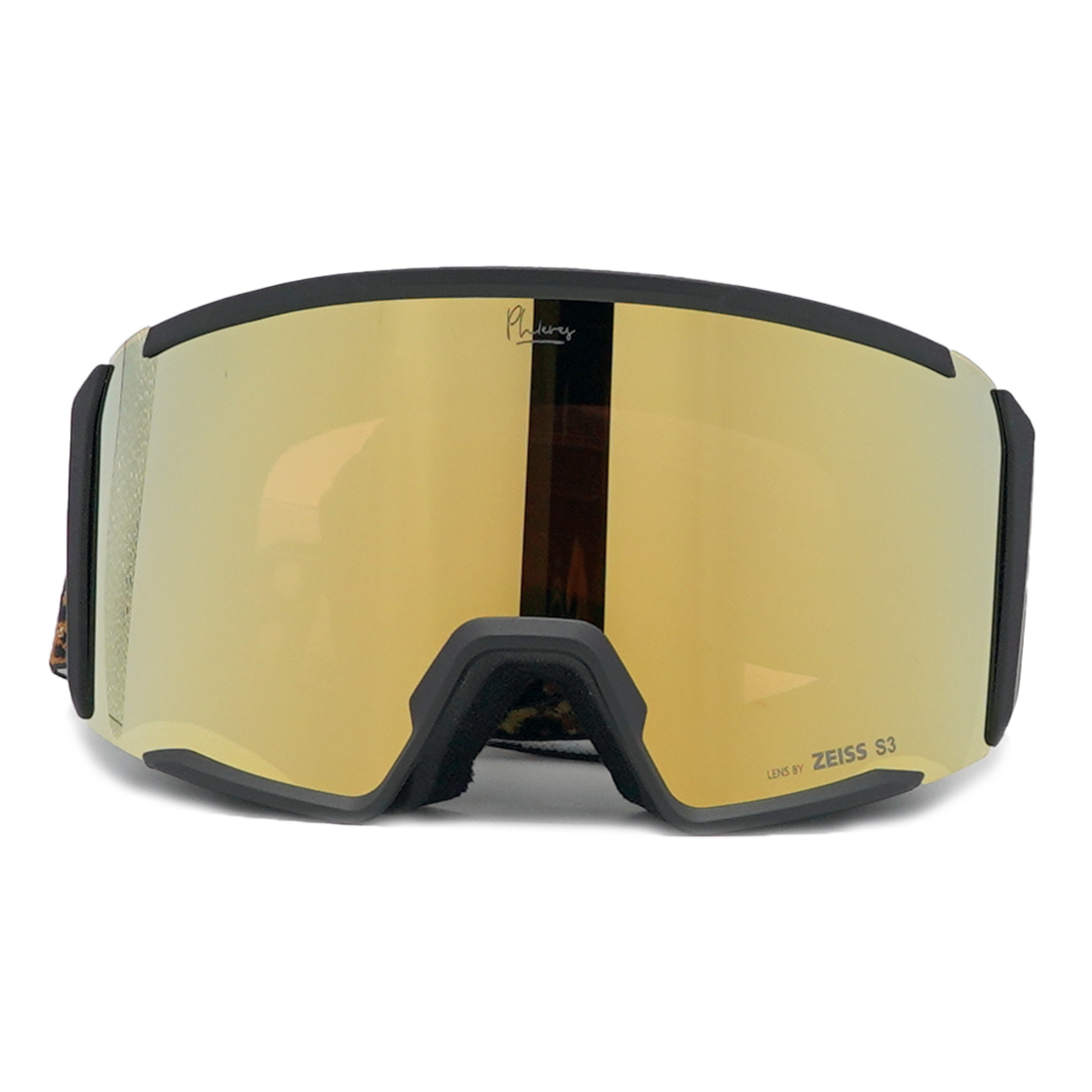 PH-10eighty - Phieres - Black Leo Gold S3 - Snowboard-Brille
