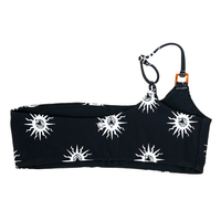 Pescaiaph One Shoulder - Phieres - Black White - Bikini Top