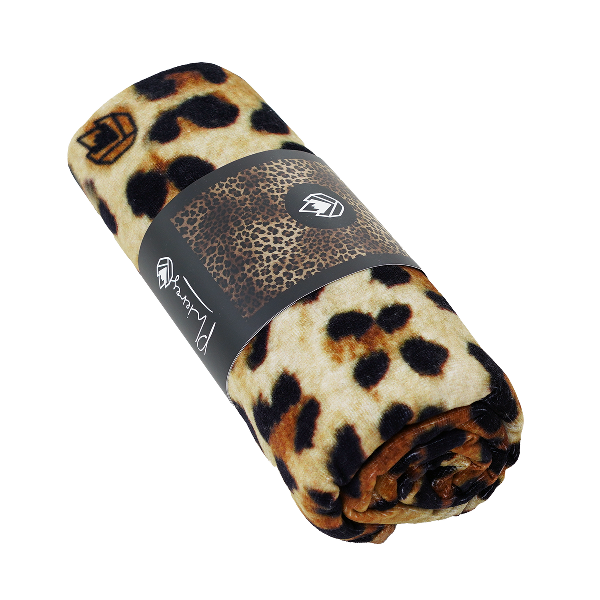 Beach Leophard - Phieres - Black/Leo - Handtuch