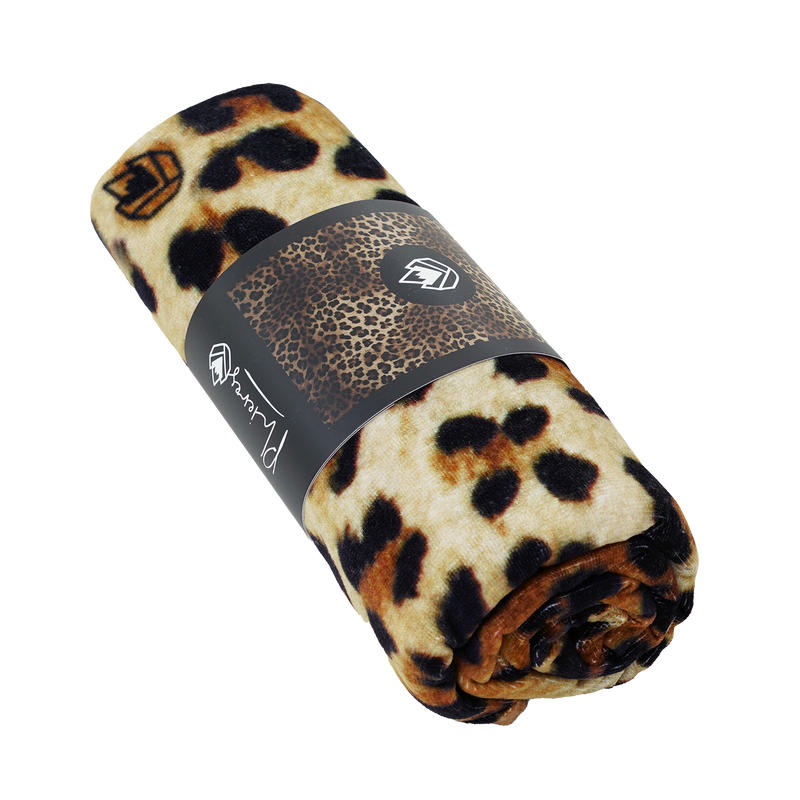 Beach Leophard - Phieres - Black/Leo - Handtuch