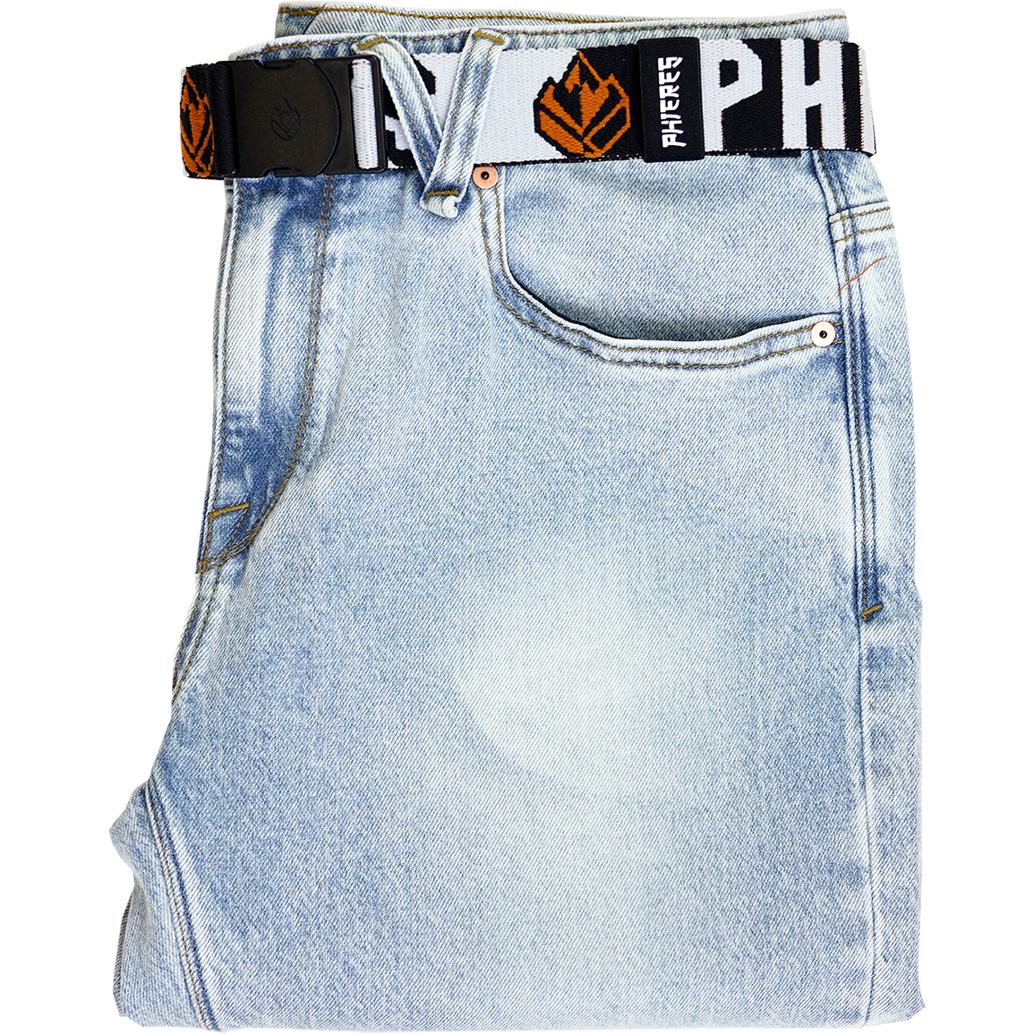 Dadsphelt Elastic - Phieres - Black Cool Grey - Textilgürtel