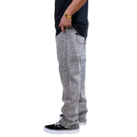 Sadphings - Phieres - Grey Stone Washed - Baggy Fit Jeans