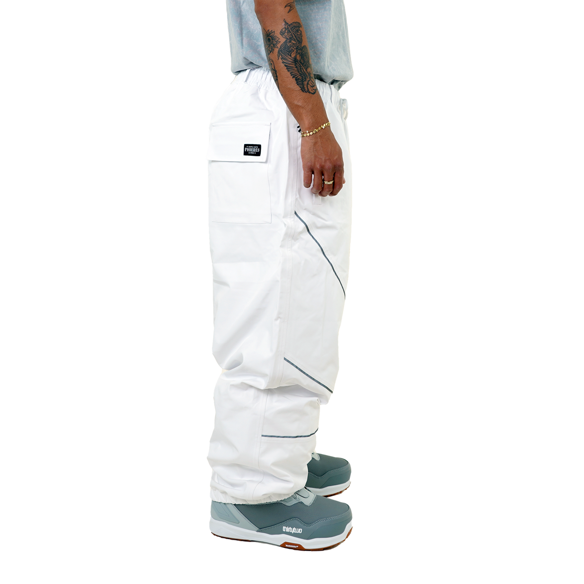 Historyph Pant - Phieres - White - Snowboard-Hose