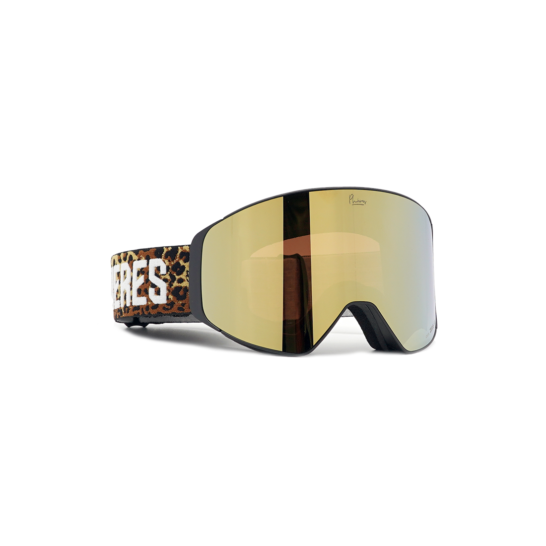 PH-12sixty - Phieres - Black Leo Gold S3 - Snowboard-Brille
