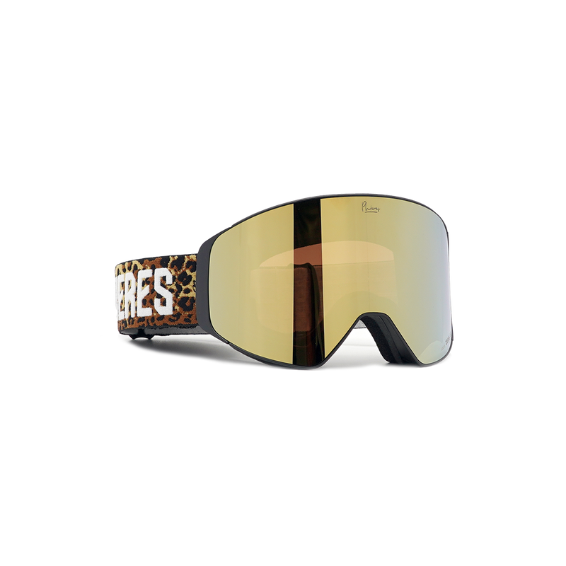 PH-12sixty - Phieres - Black Leo Gold S3 - Snowboard-Brille