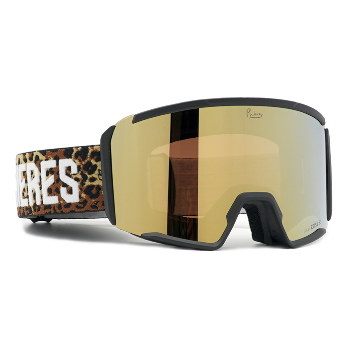 PH-10eighty - Phieres - Black Leo Gold S3 - Snowboard-Brille