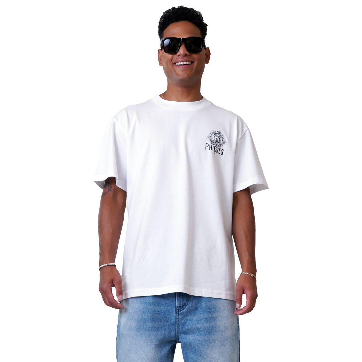 Divinityph Tee - Phieres - Bright White - T-Shirt
