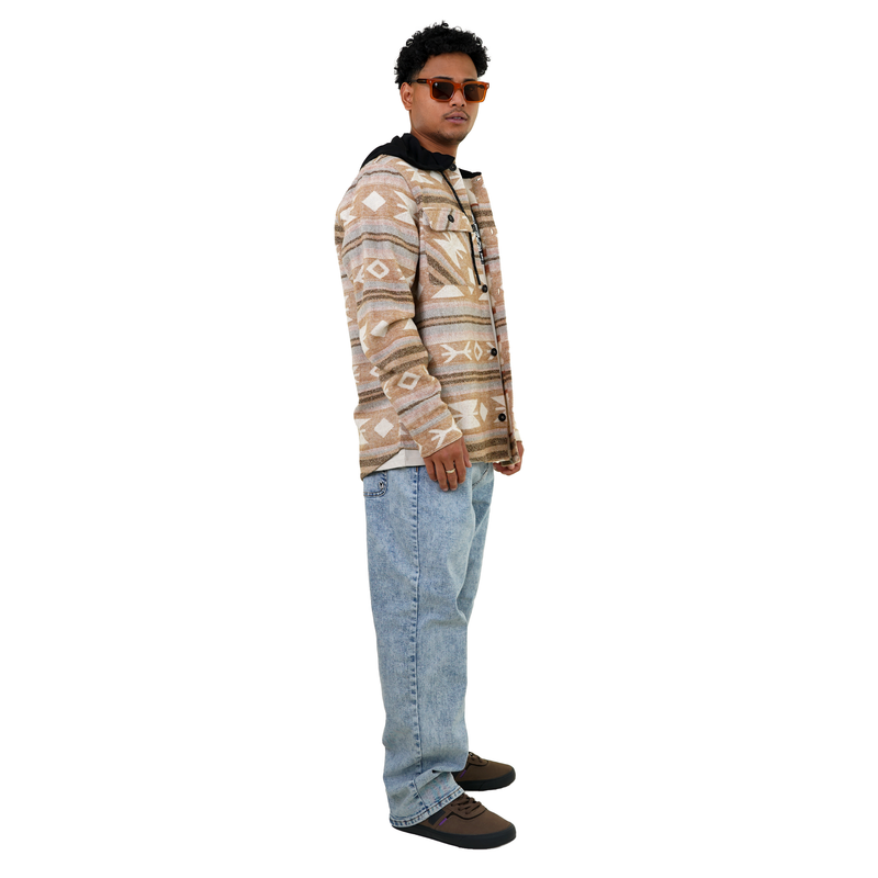 Lephuko Flanell - Phieres - Sand - Langarmhemd
