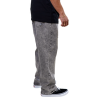 Sadphings - Phieres - Grey Stone Washed - Baggy Fit Jeans