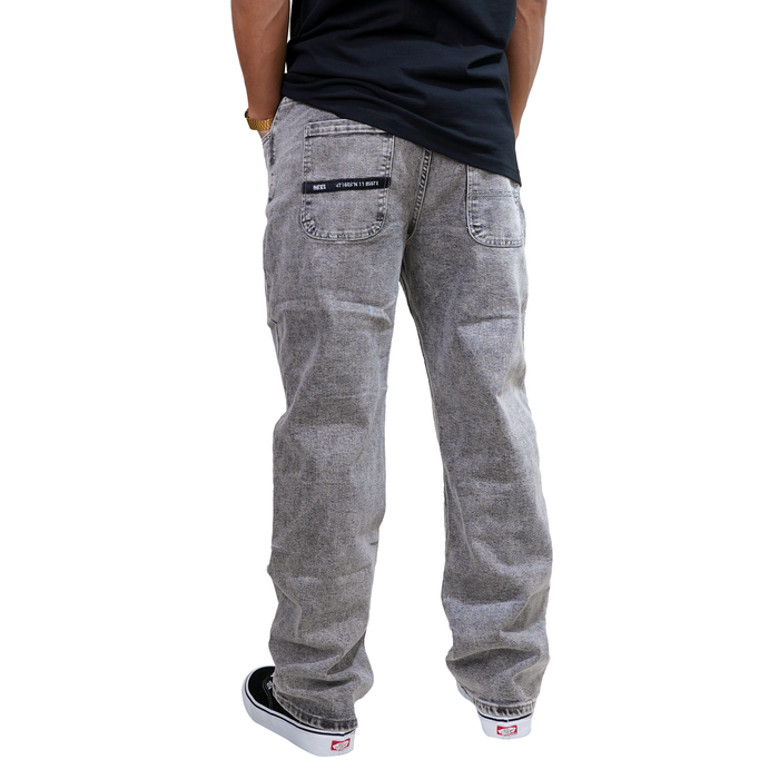 Sadphings - Phieres - Grey Stone Washed - Baggy Fit Jeans