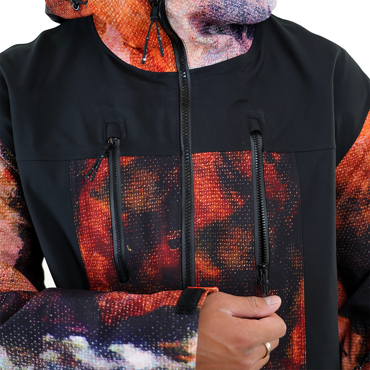 Chaletoph Jkt - Phieres - Black Nature - Snowboard-Jacket