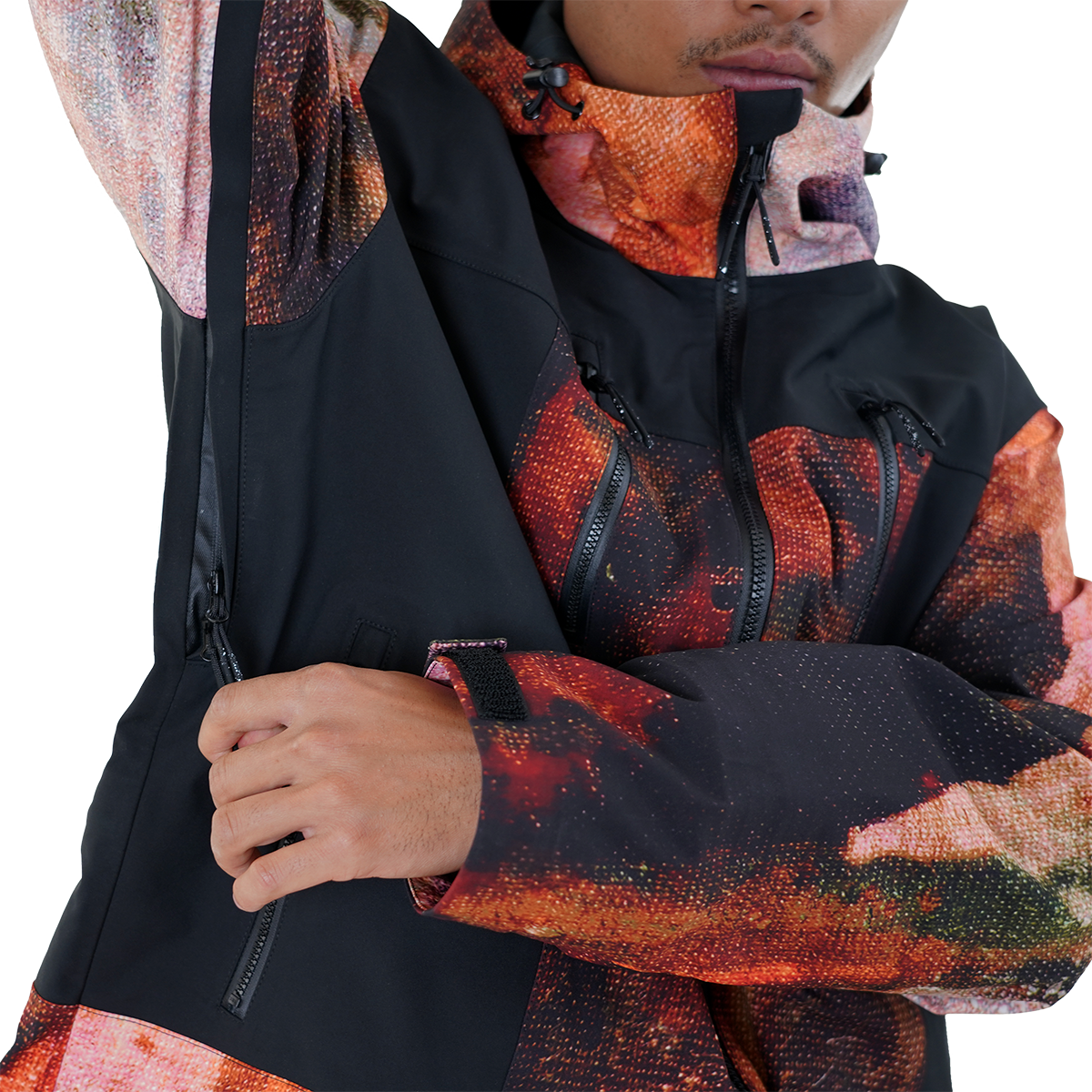 Chaletoph Jkt - Phieres - Black Nature - Snowboard-Jacket