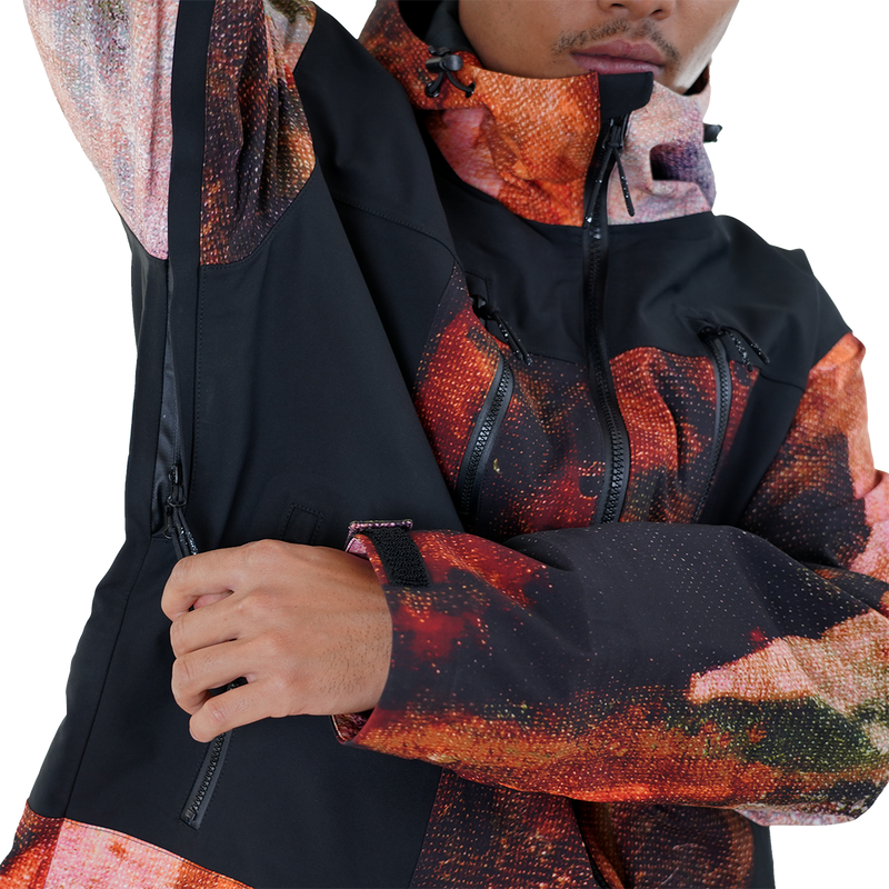 Chaletoph Jkt - Phieres - Black Nature - Snowboard-Jacket